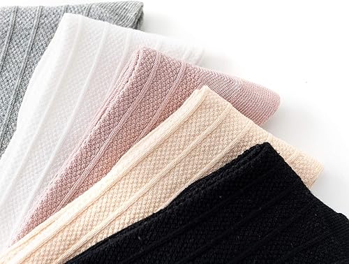 Miniatura 6 de Zando Calcetines altos hasta la rodilla para bebés recién nacidos, calcetines de algodón con volantes, calcetines largos cálidos para niñas y niños,