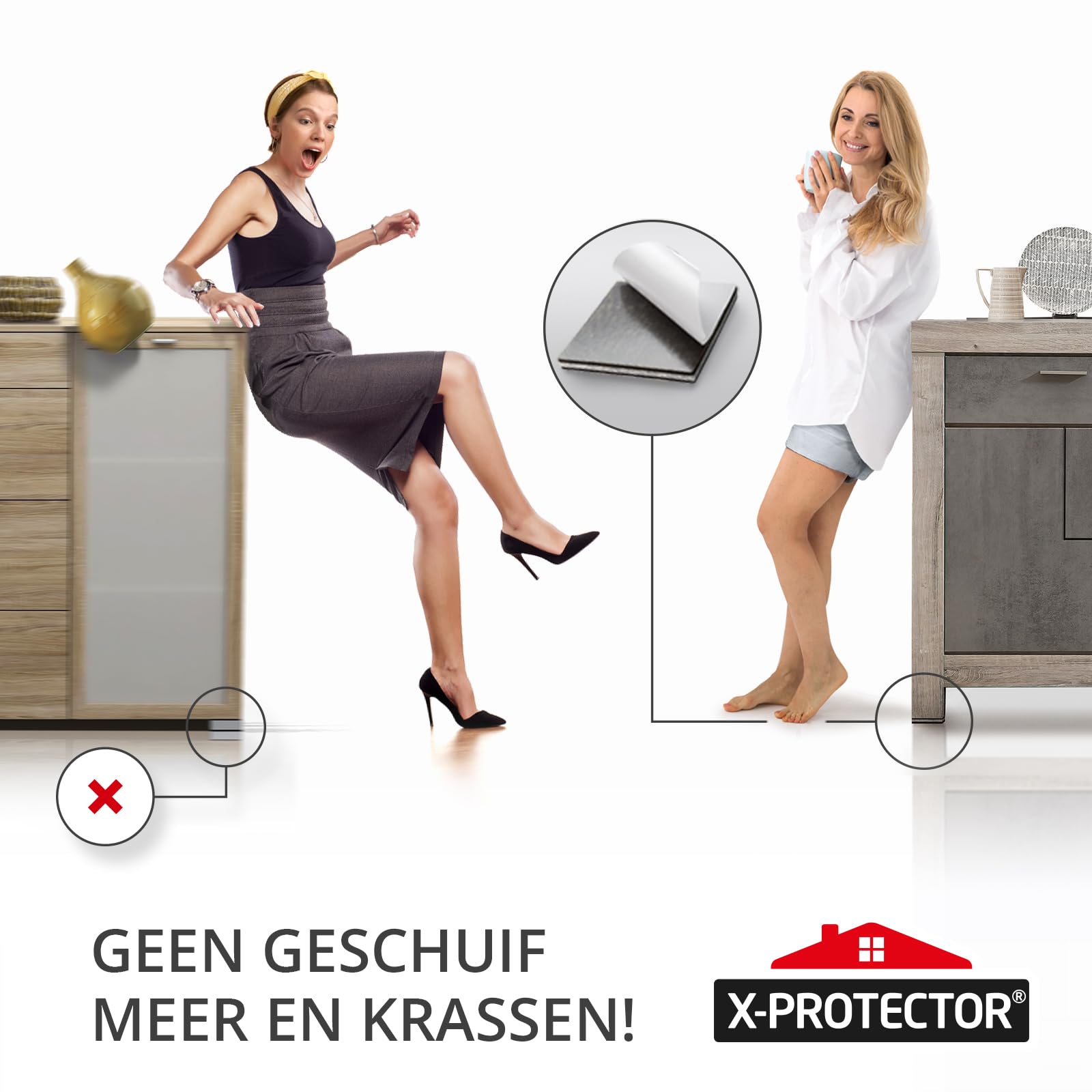 Antislip rubberen pads voor meubels, 12 stuks, 50 mm, premium antislip pads, zelfklevend, voor bevestiging van meubels, ter bescherming van je vloer (vierkant Antislip rubberen pads voor meubels, 12 stuks, 50 mm, premium antislip pads, zelfklevend, voor bevestiging van meubels, ter bescherming van je vloer (vierkant