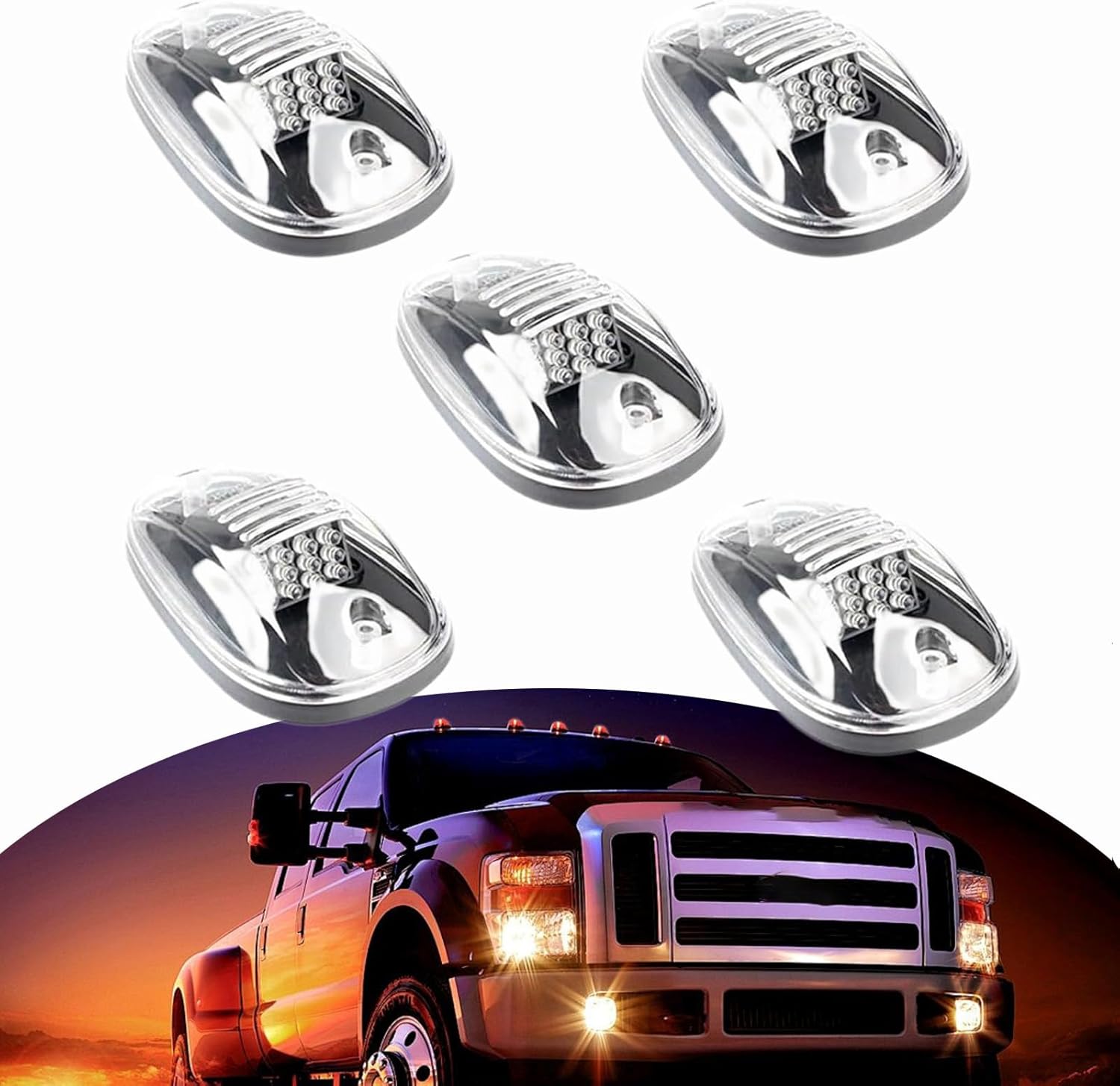 Solar Powered Cab Lights for Truck,Solar Cab Lights for