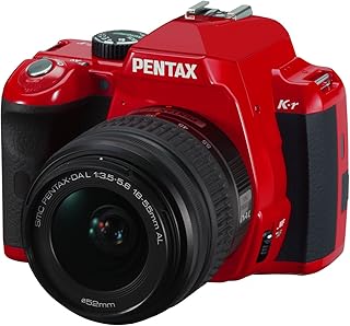 Pentax K-r 12.4 MP Digital SLR Camera with 3.0-Inch LCD and 18-55mm f/3.5-5.6 Lens (Red)