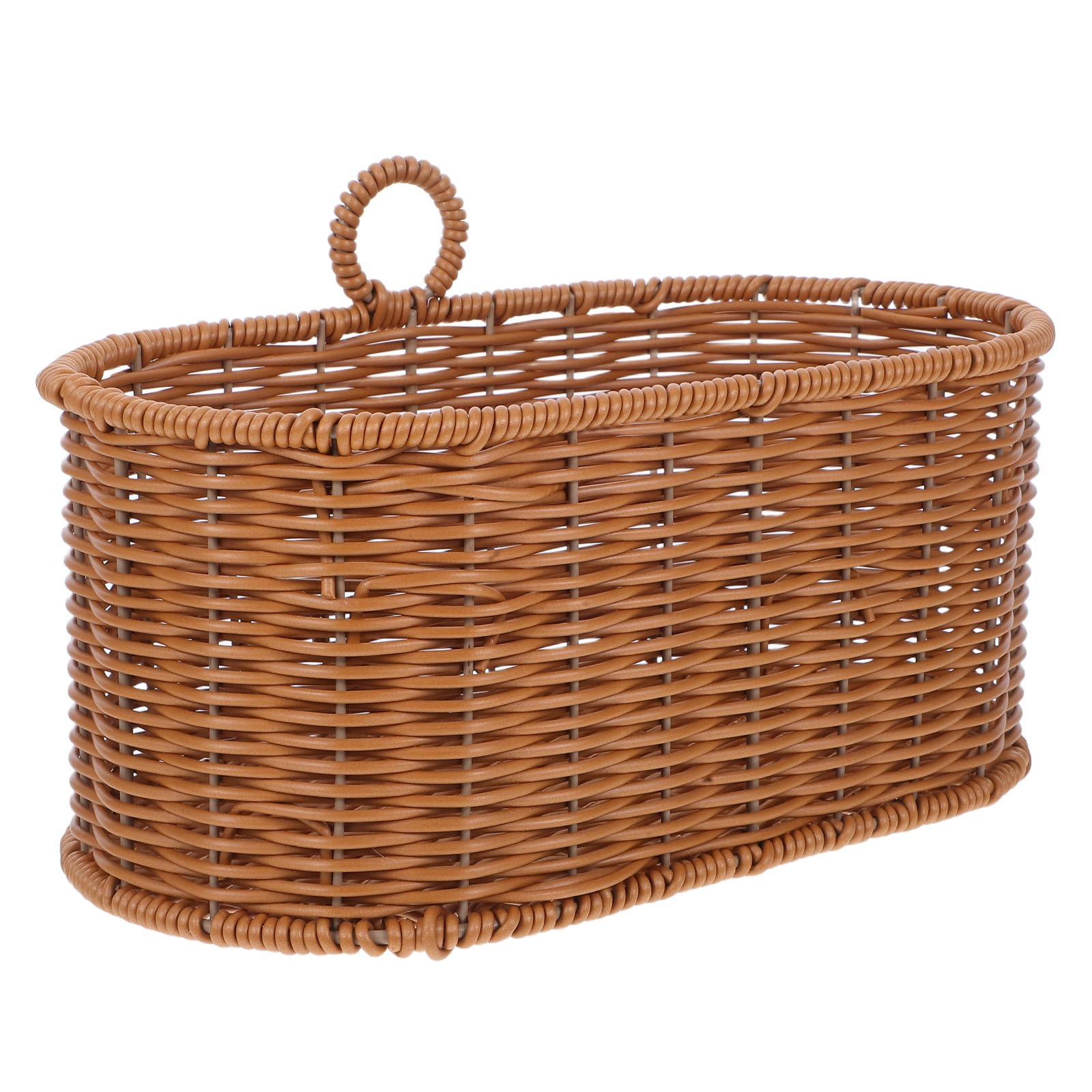 Cesta colgante para solucionar el desorden de utensilios y jengibre en cocina