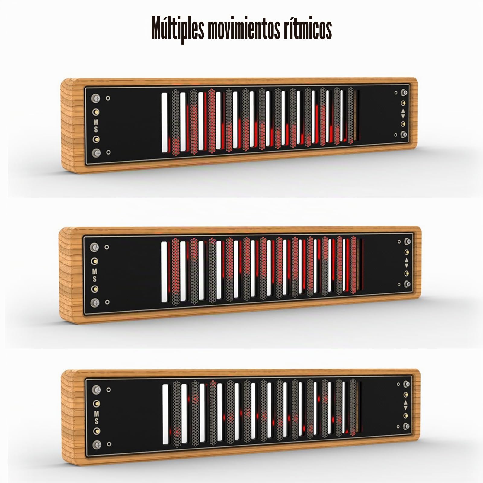 Luz rítmica de espectro de tubos Nixie, luz de espectro musical con 12 reloj Nixie, lámpara de espectro automático para reconocimiento de música, 30+ modos de color, brillo ajustable, para decoración