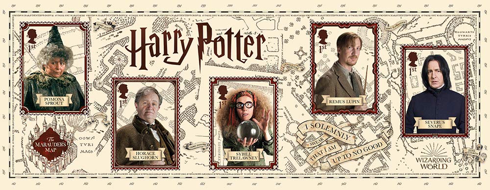 Harry Potter Framed Hogwarts Souvenir Sheet from Royal Mail, N3155 - Image 2