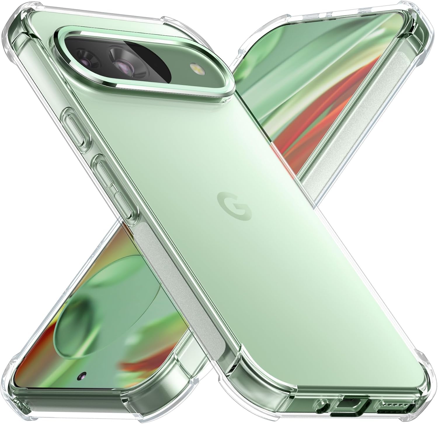 Casodon for Google Pixel 9 5G Back Case Cover, Shockproof TPU+PC Side Soft Hard Back Cover Google Pixel 9 5G (Transparent) (B0DG2MRHMB) Amazon Price History, Amazon Price Tracker