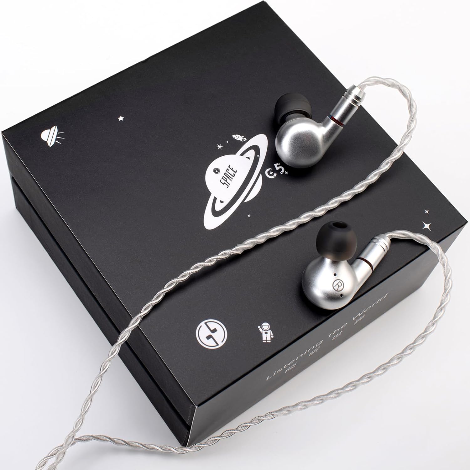 TINHIFI C5 HiFi Earphone LCP PU Composite Diaphragm in Ear Monitors with 0.78 2pin Gold-Plated Cable IEM Headphones