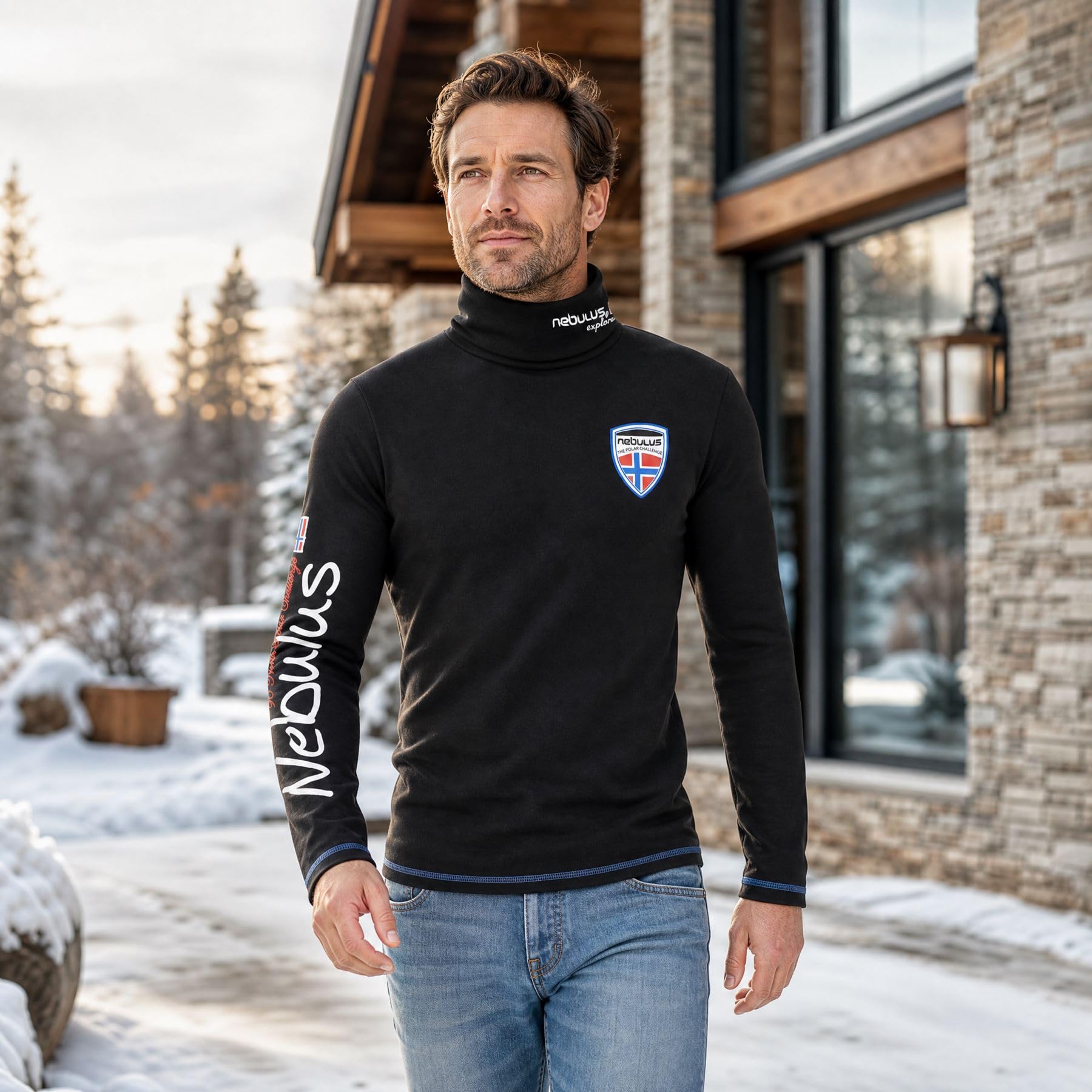 Nebulus Rollkragenpullover Warmer - Jersey Cuello Vuelto para Hombre