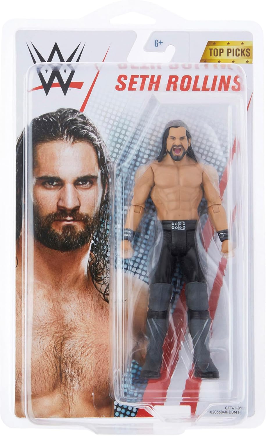 Protech SSWFC-1 Clamshell Protector Display Case for Basic WWE Wrestling Action Figures & Star Wars Black Series 6" Figures with Orange / Blue Packaging, 6.5" W x 10.5" H x 2" D, 3-Pack
