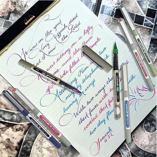 Miniatura 2 de Uni-Ball EYE UB-157 - Bolígrafo de punta redonda (0.028 in, 10 unidades), color