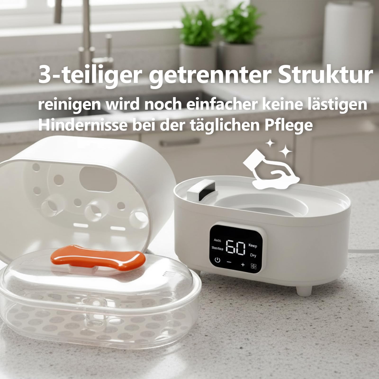 Esterilizador para biberones Automático Esterilizado y secado para biberones y más.