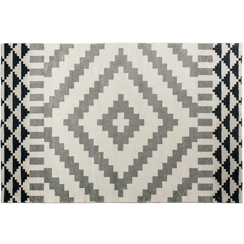 Vintage Rug Rug Living Room Hairy Intensive Pile Soft And Comfortable Moroccan Style Sofa Coffee Table Bedroom Tatami Big Carpet