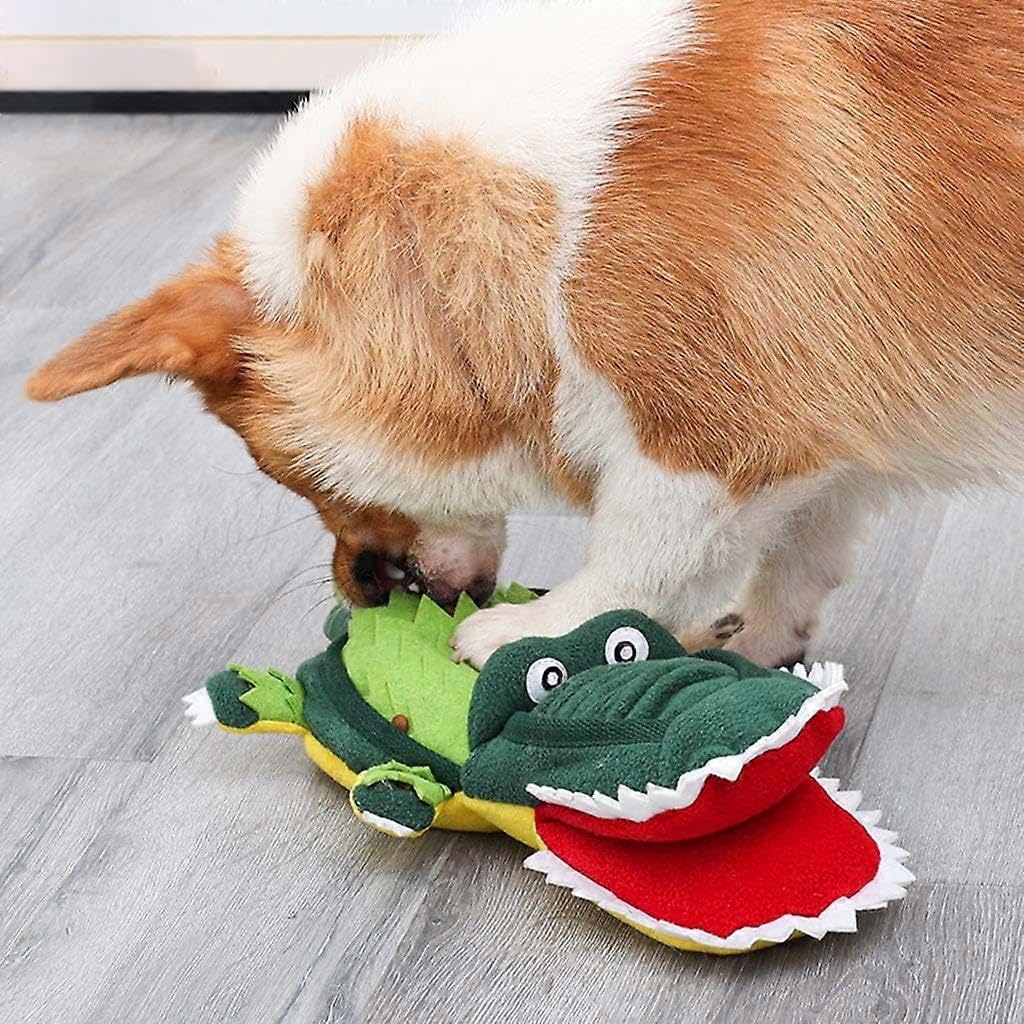 Pluszowa zabawka dla psa mata wypchane zwierzę pisk aligator interaktywne zabawki do żucia