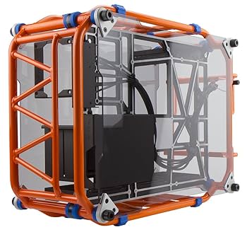 INWIN PCケースD-Frame（オレンジ） mini MiniITX対応 Amazon.co.jp: In Win オートバイ スチールチューブ Mini-ITX