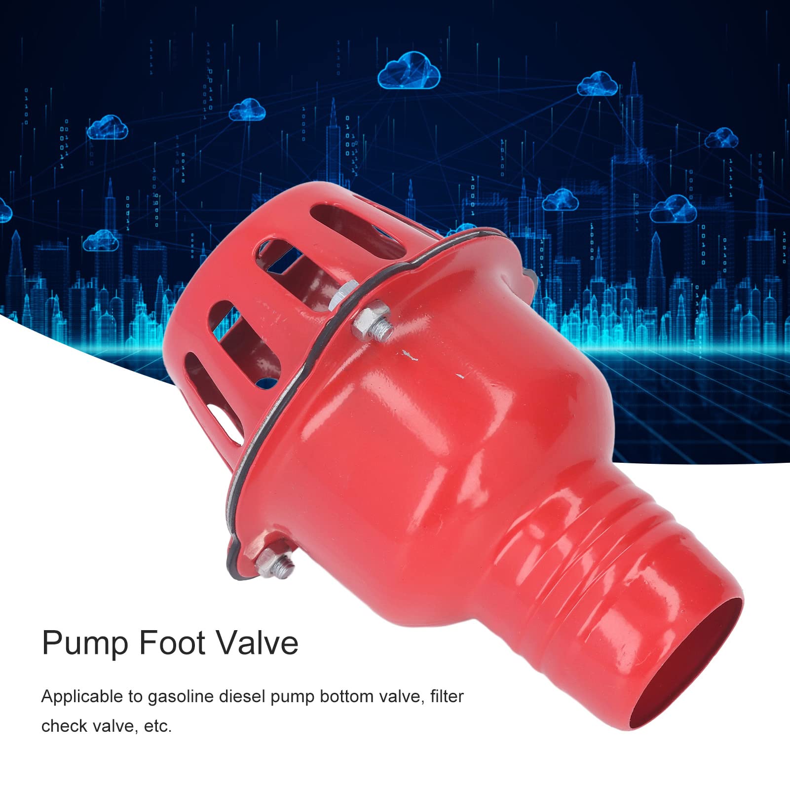 Clapet Anti-retour De Crépine 2 Pouces - Alliage D'aluminium Anti-oxydation - Universel Pour Pompes à Eau Et Carburant