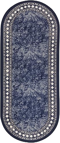 Miniatura 10 de Antep Rugs Alfombras modernas con bordes de 2 x 7 pies antideslizantes (antideslizante) de perfil bajo con parte trasera de goma para interiores