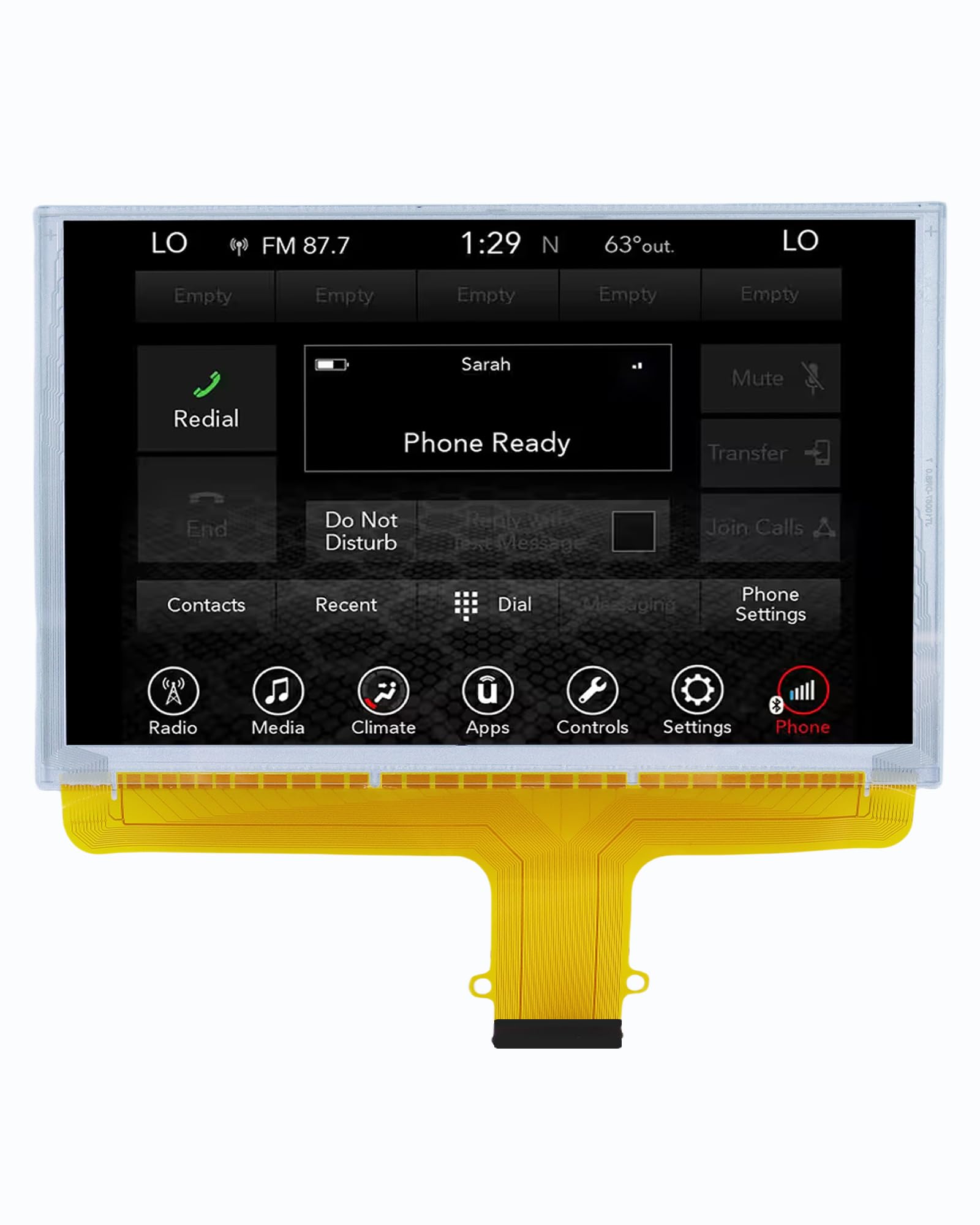 8" Touch Screen with LCD Digitizer Navigation Radio Replacement for Chevy GMC 2014-2018 Silverado Sierra, 2015-2019 Tahoe Yukon Suburban Colorado Canyon, 2017-2019 Acadia Terrain Replace # DJ080PA-01A-image-37