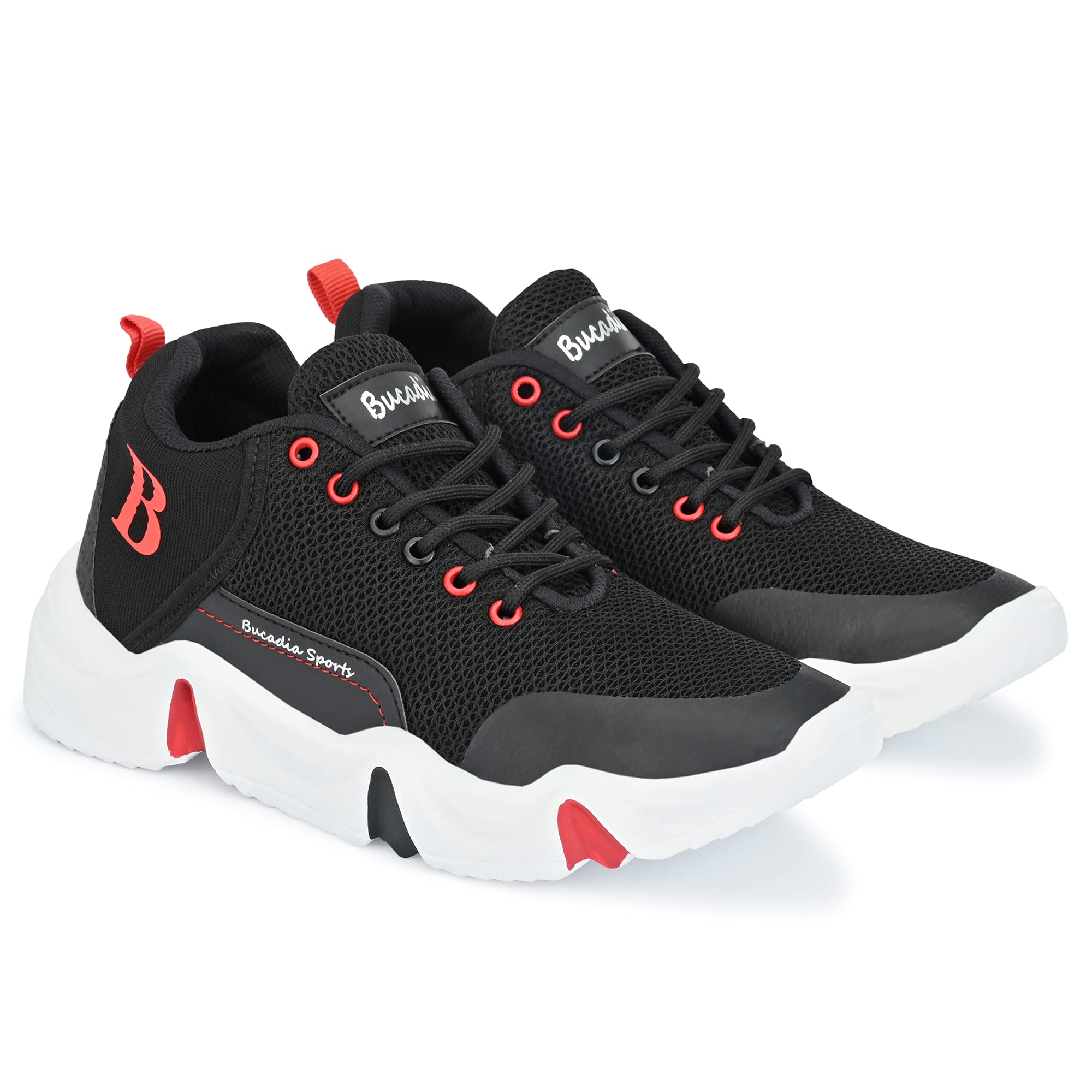 BUCADIA Mens Light Weighted Trending and Stylish Comfortable Running Shoes Black,Grey,Blue (B098BFVKW1) Amazon Price History, Amazon Price Tracker