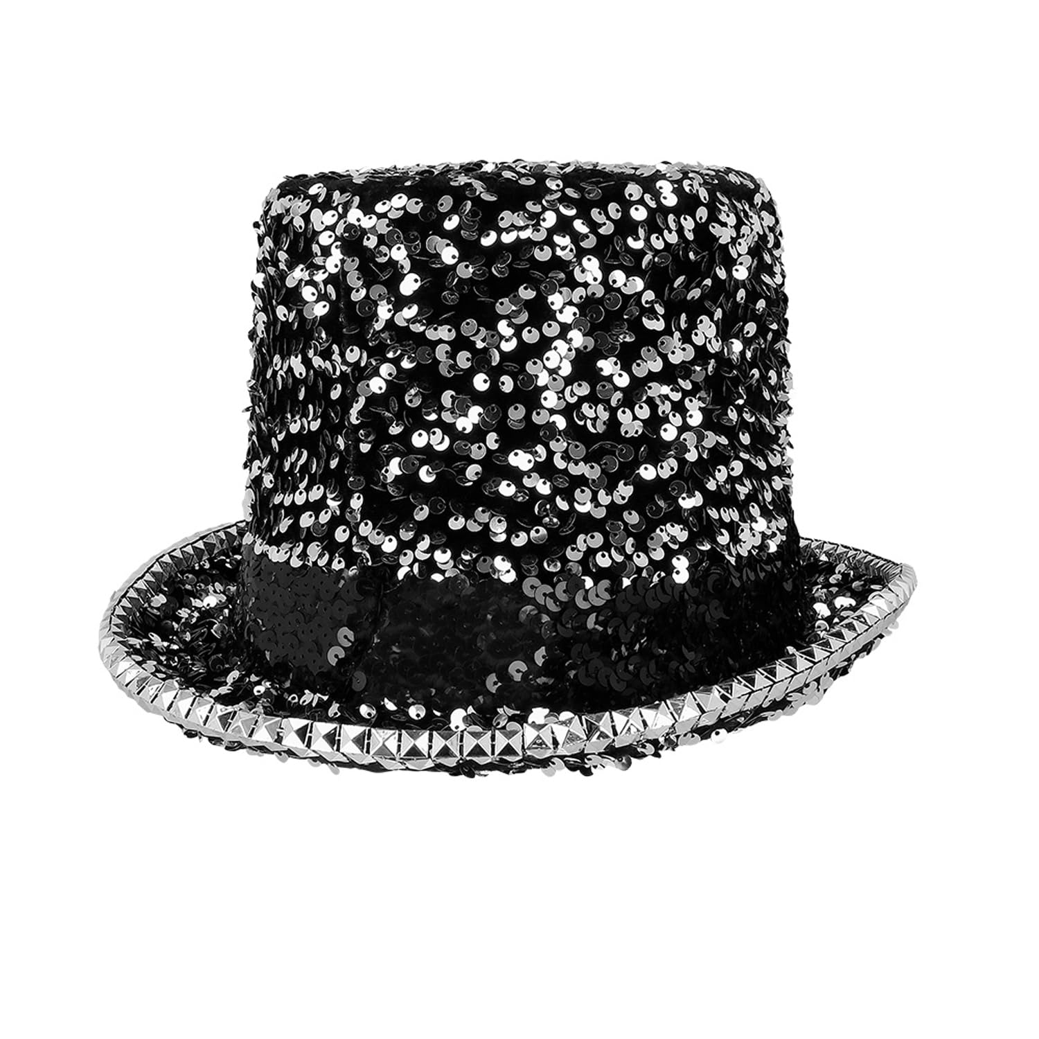 Boland - Adult Sequin Hat Headwear for Fancy Dress Costumes, Carnival, Theme Party and Festivals