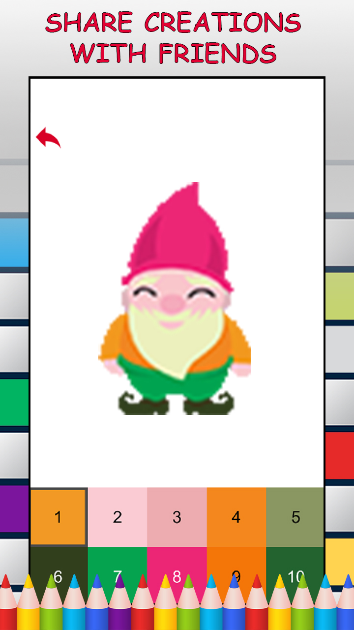 Gnomes Math Color By Number Gnomes Color by Number - Pixel Art Game - App on Amazon Appstore