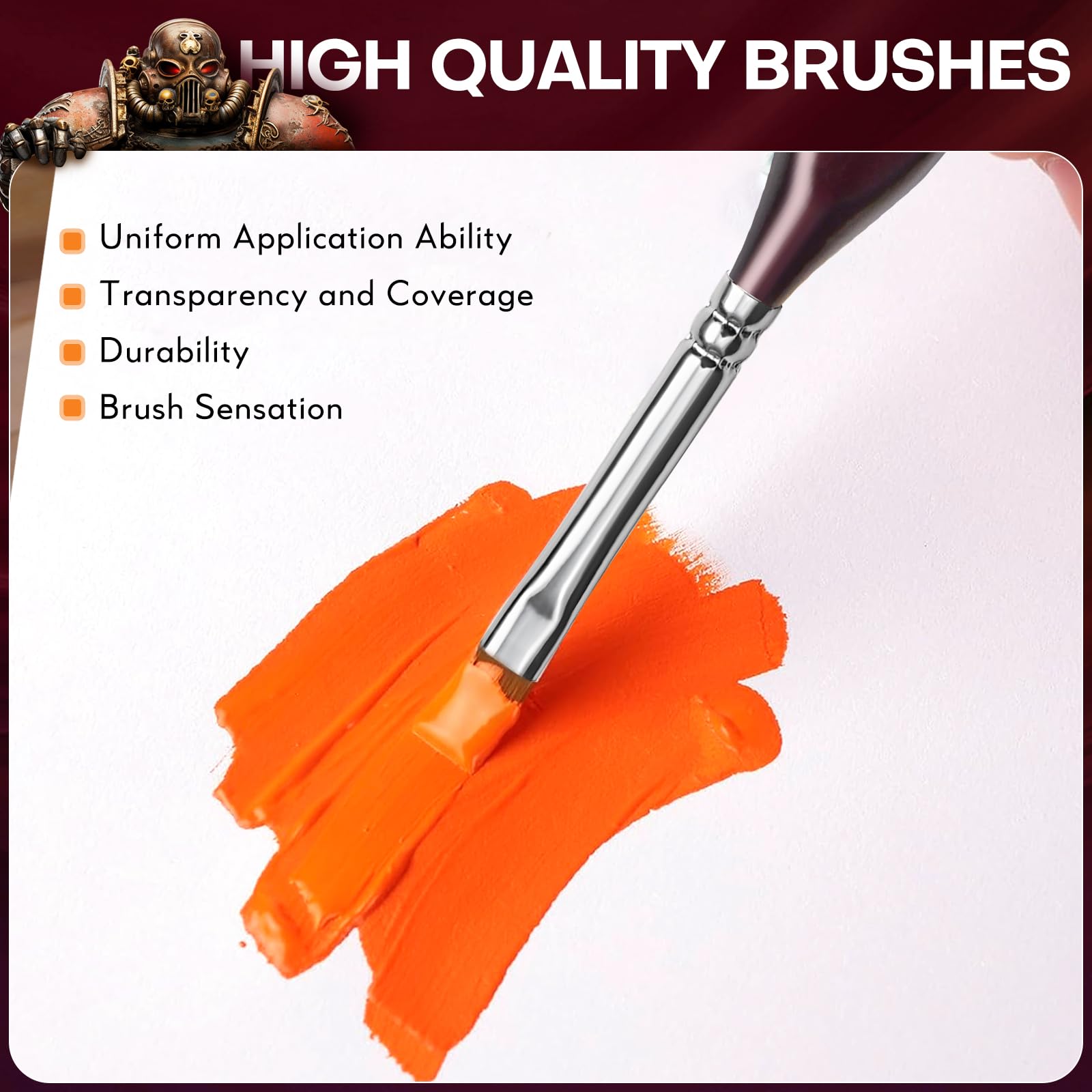 Detail Paint Brushes 3/0, Golden Maple Ultra Fine Tip Paint Brush Extra Fine Detail Miniature Paint Brush Set 6pcs Small Scale Models Paint by Numbers for Adults - Acrylic Watercolor Oil,