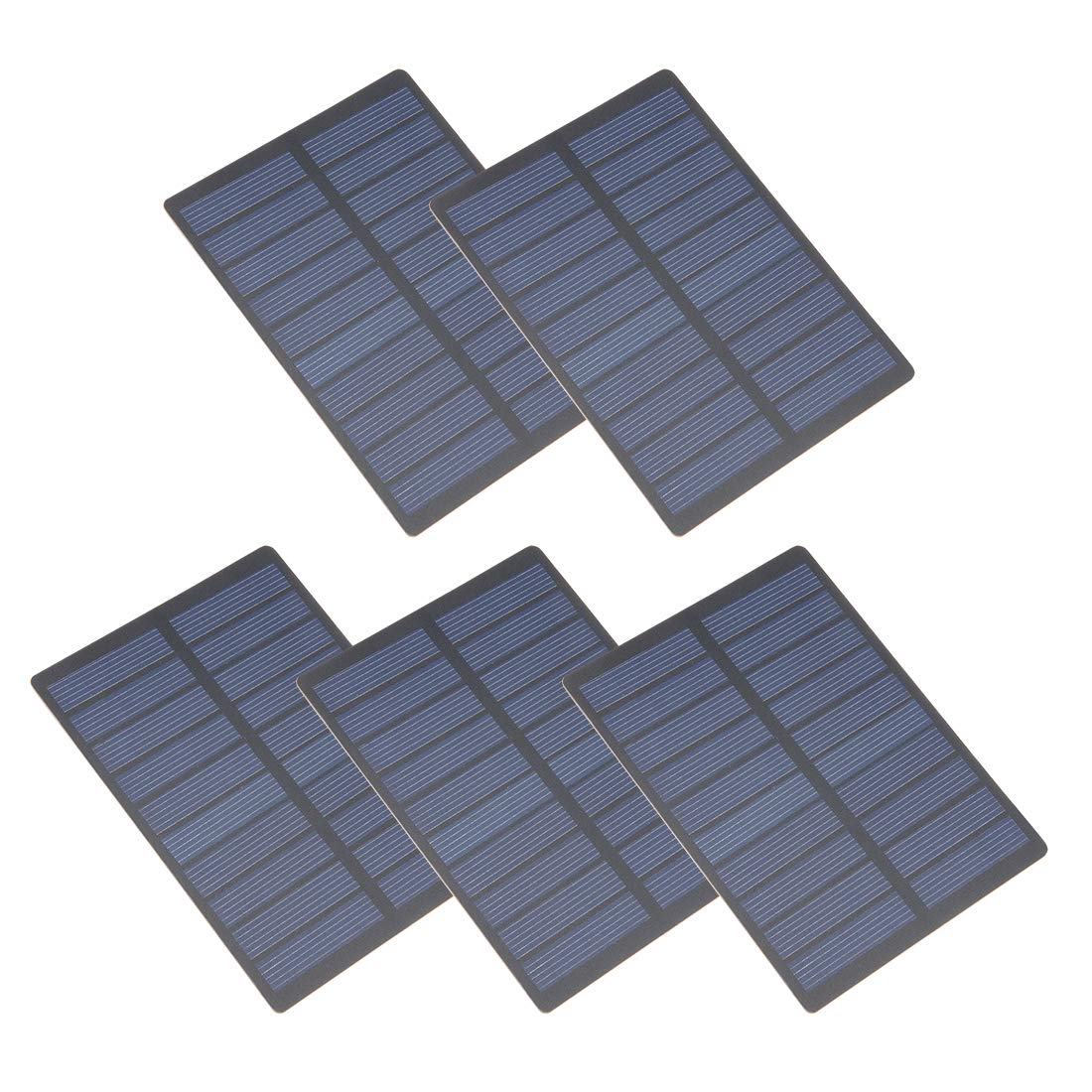 uxcell 5Pcs 1.3W 5V Small Solar Panel Module DIY Polysilicon for Toys Charger-image-44