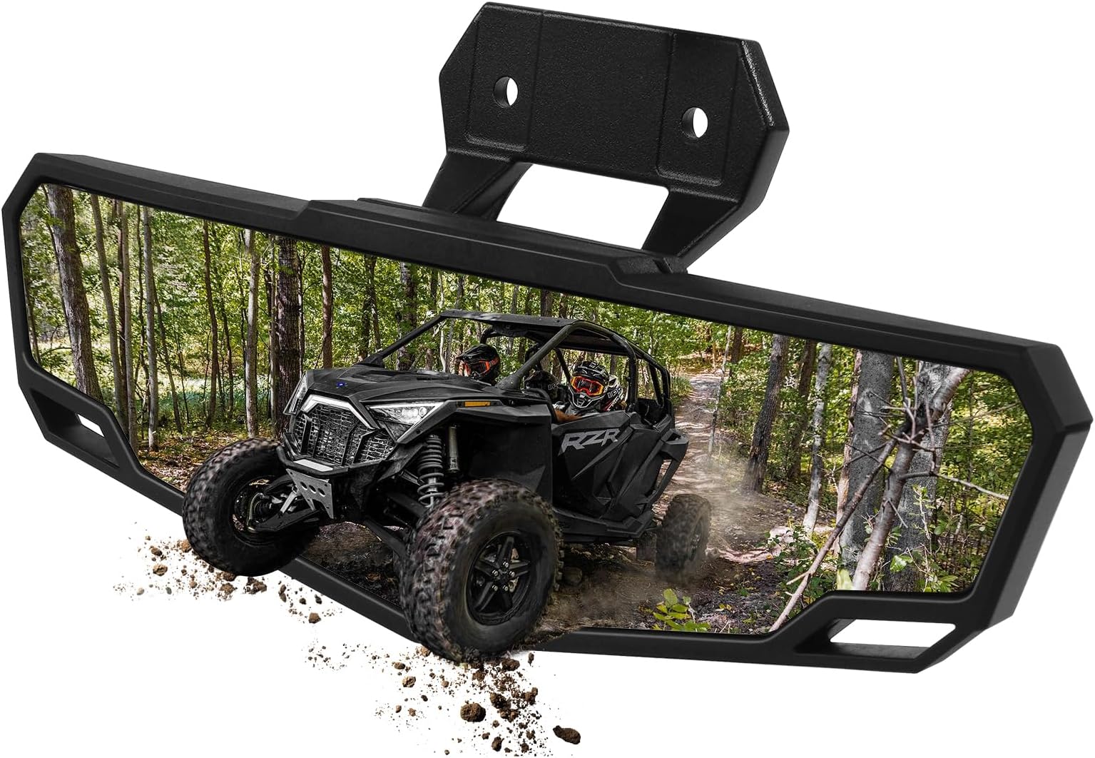 UTV Polaris RZR Rear View Mirror Compatible with Polaris RZR PRO XP/XP 4, RZR Trail, RZR Turbo R, Center Convex Rearview Mirror Replace Part Number # 2883763