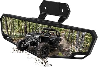 UTV Polaris RZR Rear View Mirror Compatible with Polaris RZR PRO XP/XP 4, RZR Trail, RZR Turbo R, Center Convex Rearview Mirror Replace Part Number # 2883763