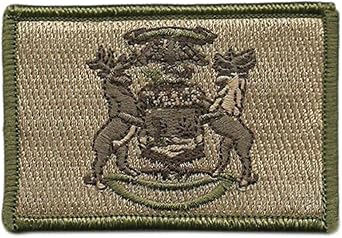 Gadsden and Culpeper Tactical State Patch - Michigan - View Colors