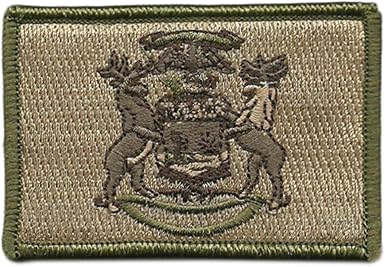 Gadsden and Culpeper Tactical State Patch - Michigan - View Colors
