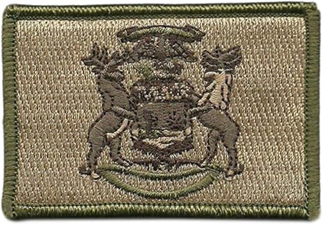 Gadsden and Culpeper Tactical State Patch - Michigan - View Colors