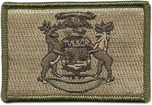 Gadsden and Culpeper Tactical State Patch - Michigan - View Colors