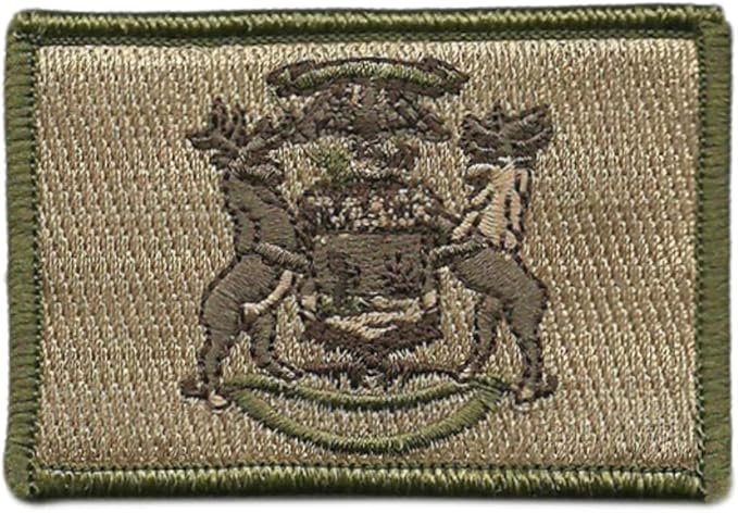Gadsden and Culpeper Tactical State Patch - Michigan - View Colors