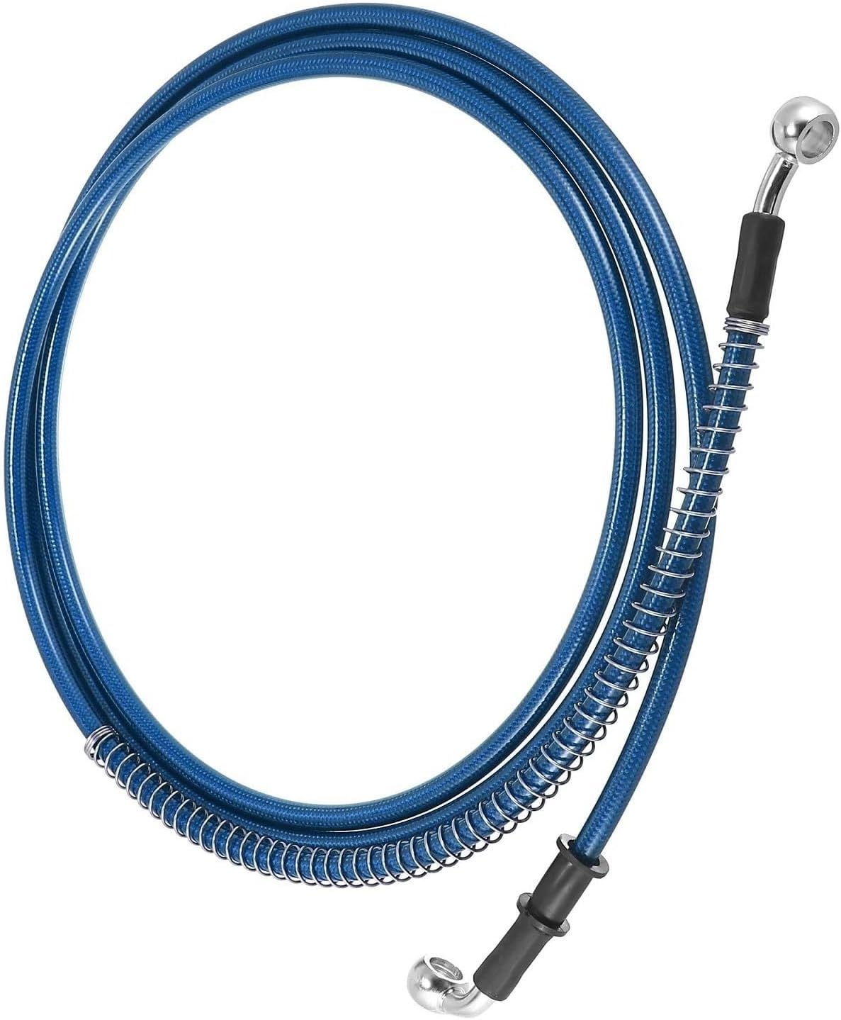 Brake Oil Hose Universal 240cm 94.4"; Motorcycle Brake Clutch Oil Hose Line Pipe Hydraulic Reinforced Stainless Steel Braided