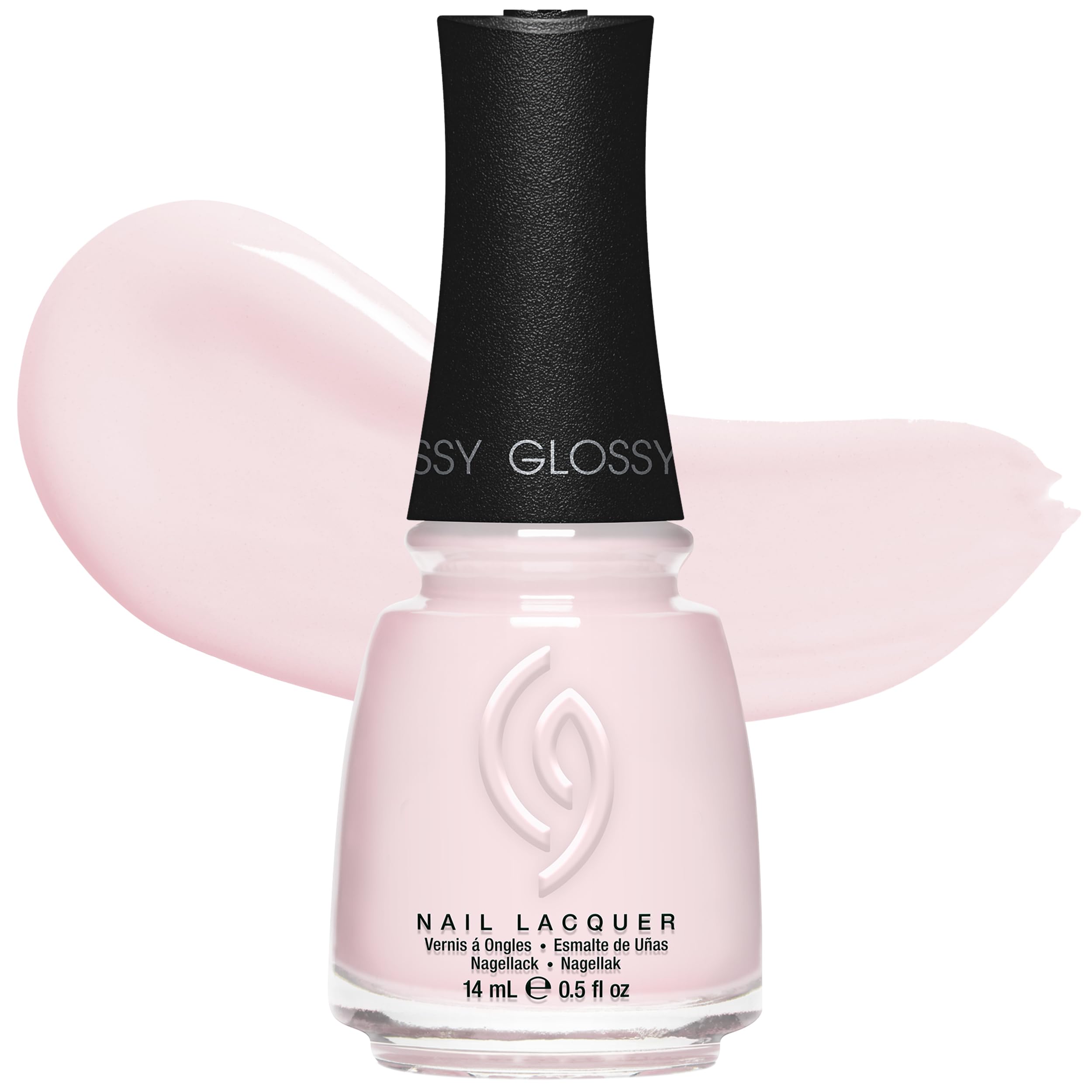 CG Nail Polish Glowing Petals – Light Nude Pink Nail Lacquer for DIY Manicure, Chip-Resistant, Natural High Shine Finish, 0.5 fl oz