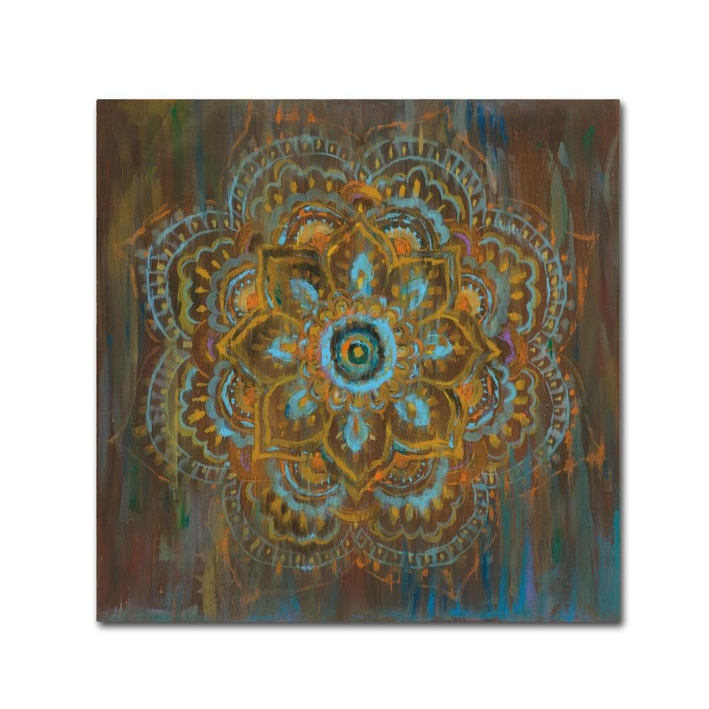 Trademark Fine Art ' Bombay Bohemian ' Canvas Art by Danhui Nai 35x35