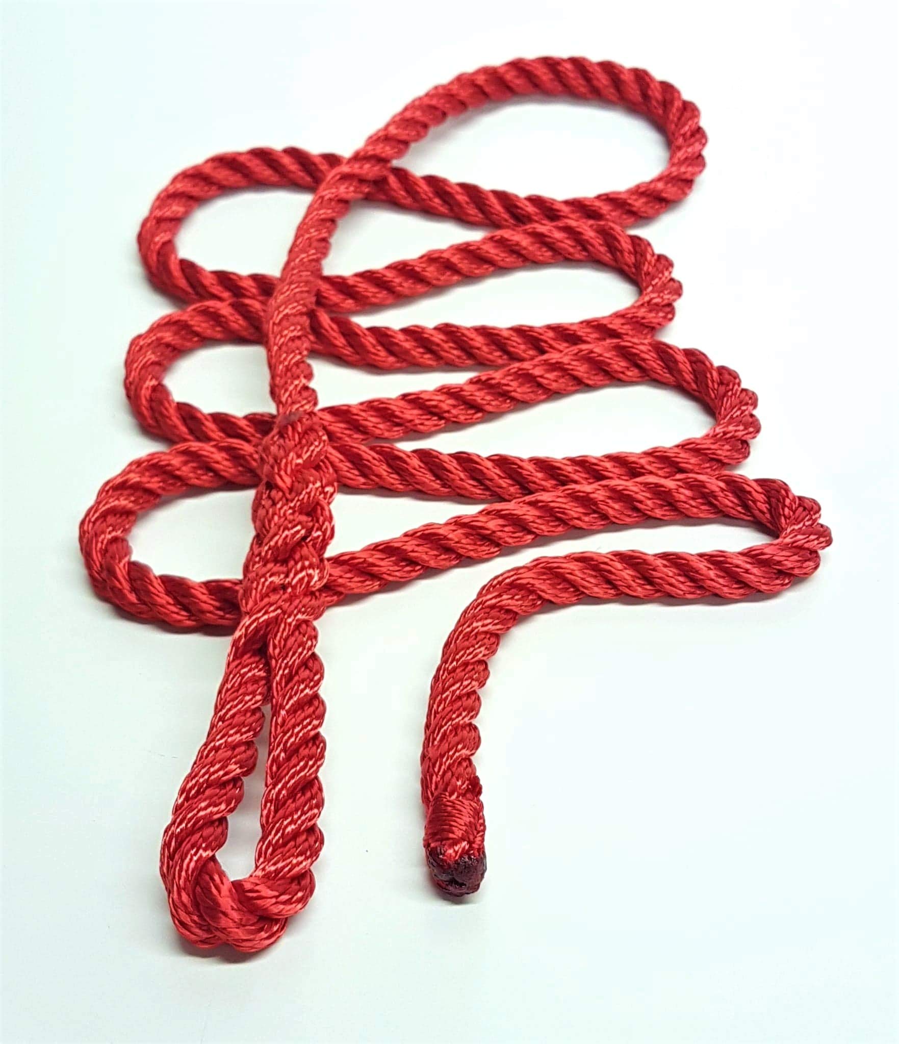 ROTA MARINE 3 strand 10mm 1.5Mt Fender Rope Tie Fender Line Polyester Quantity 1 - Color: Red
