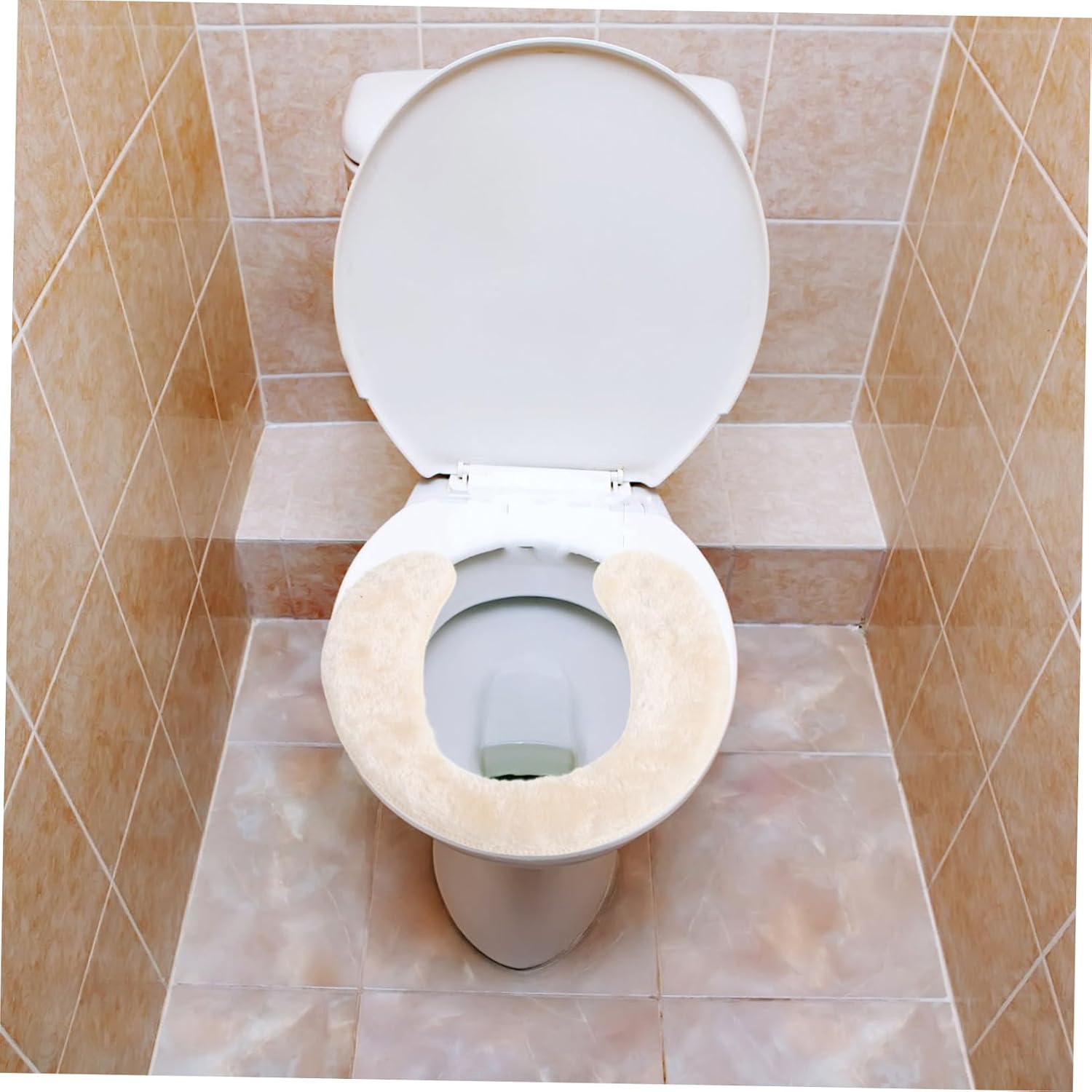 Milisten Boy Girl Potty Training Seat Warmer Boys and Girls Toilet Auxiliary Ladder Soft Cover Pads for Bathroom