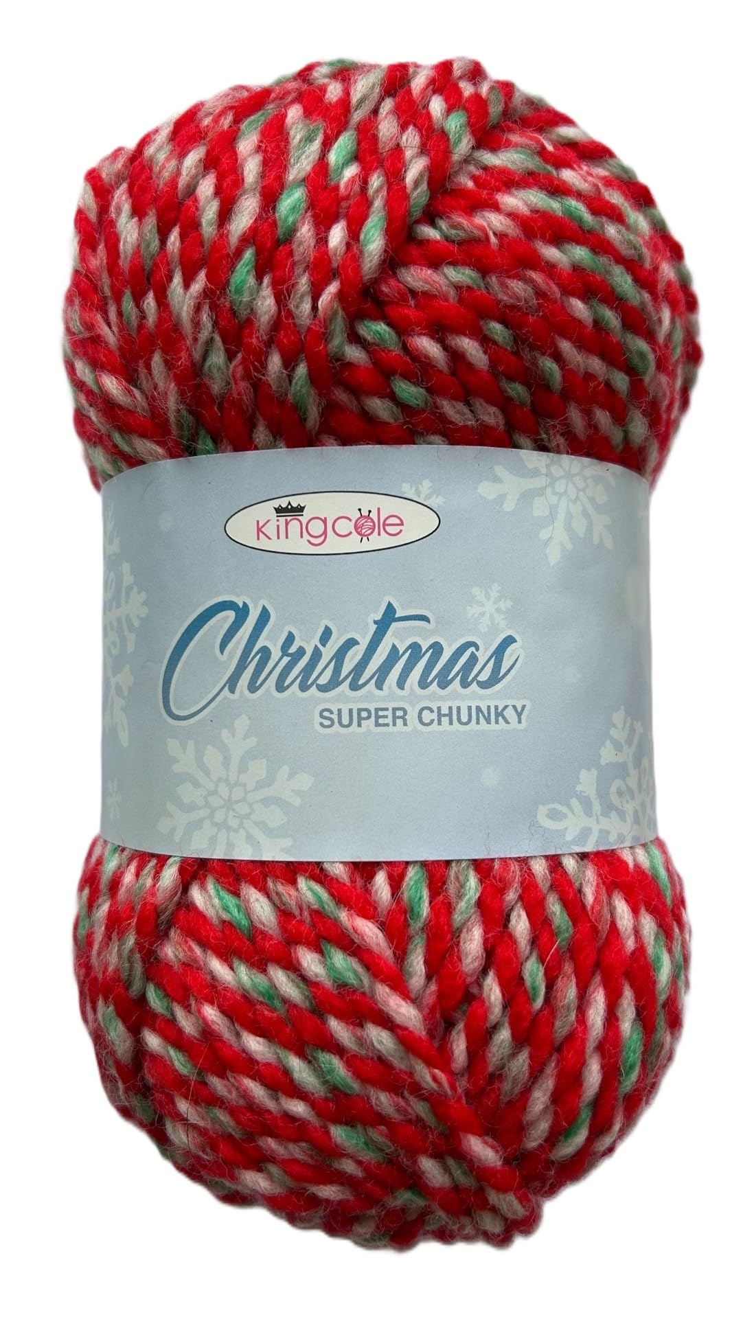 King Cole Christmas Super Chunky Yarn Shade Cracker 6104 100g