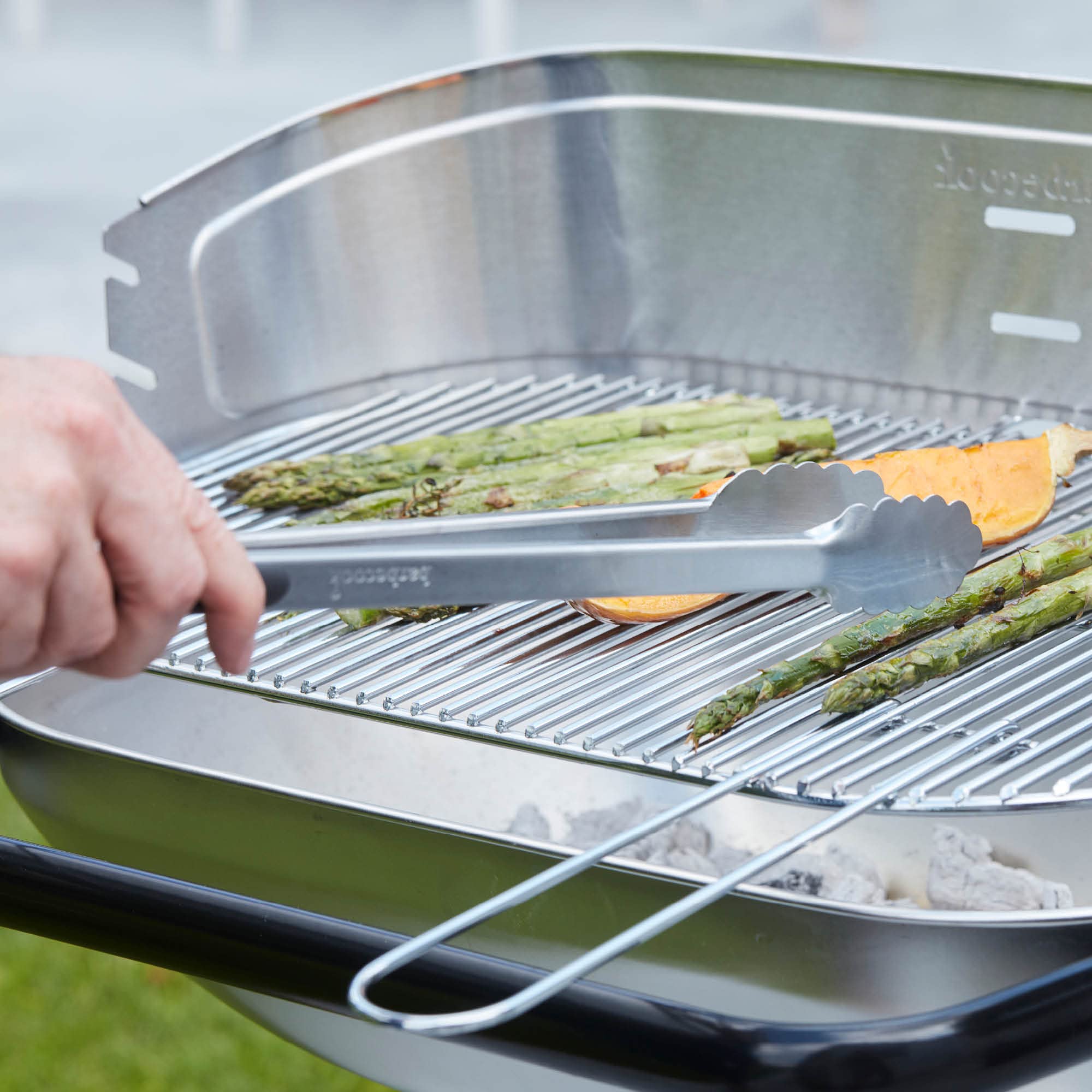 Barbecook Grille de Barbecue, Grill pour Barbecue au Charbon et Loewy 55, Accessoire barbecuegrille de Cuisson rectangulaire, 55x33.6cm
