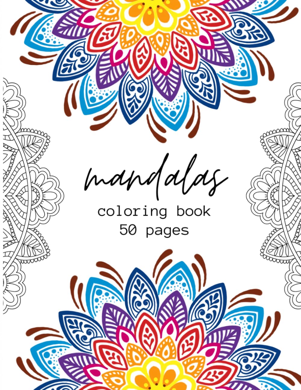 Mandala Coloring Book: 50 Relaxing Mandala Designs for Stress Relief