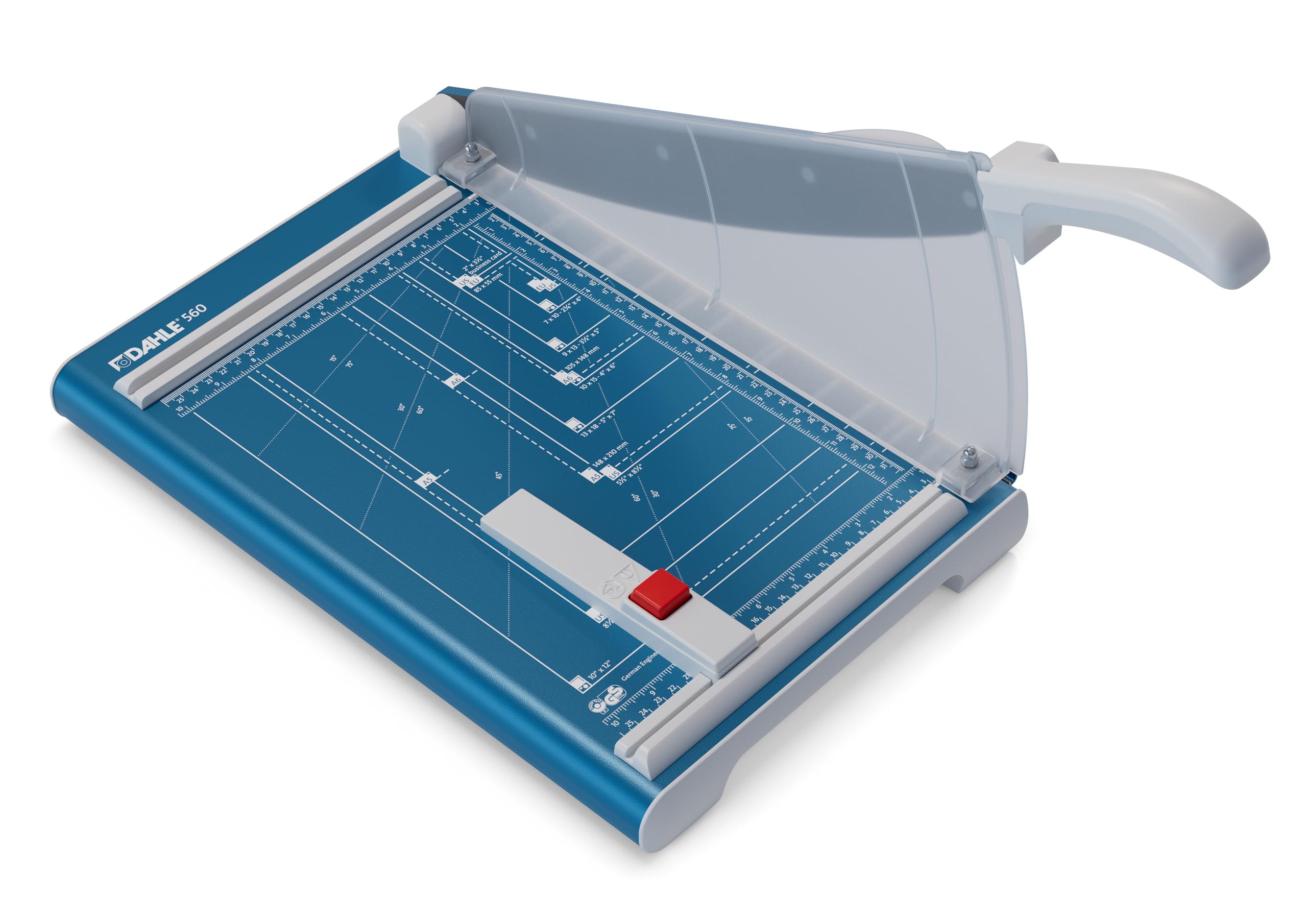 Dahle A4 - Guillotina 340 mm Longitud de corte de 2,5 mm de corte/Capacidad - Azul