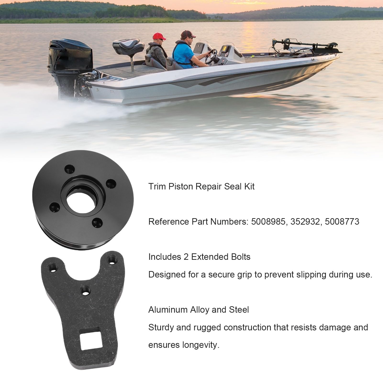 Kit guarnizioni di riparazione pistone assetto 5008985 Kit guarnizioni pistone assetto inclinazione di ricambio per Evinrude E-Tec 60HO 75 90 90HO 115 e 130 cavalli