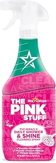 The Pink Stuff Miracle Daily Shower Spray 30oz - No Rinse Cleaner for Glass, Tile, Mirrors, Chrome - Stops Soap Scum & Watermarks