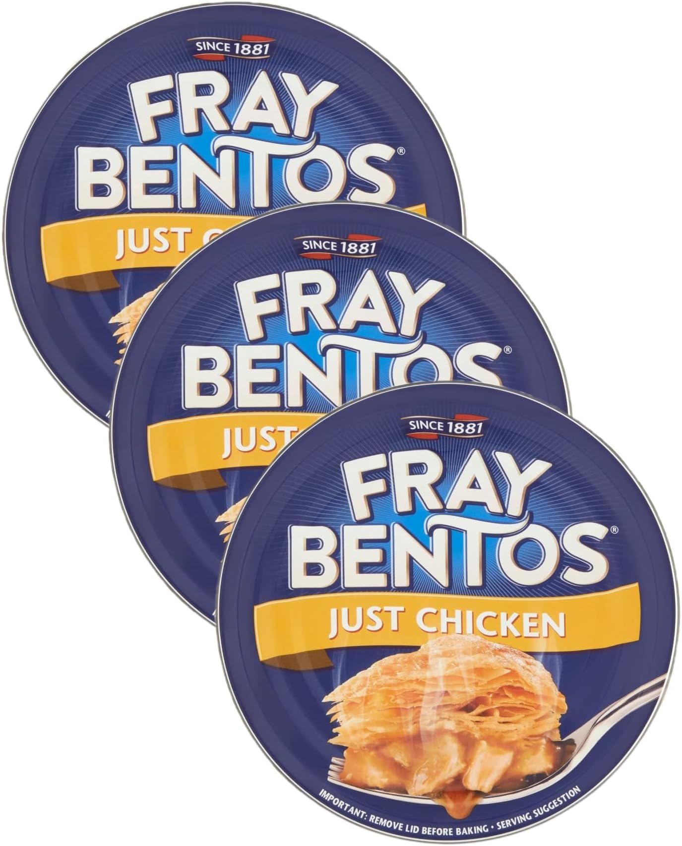 Just Chicken Pie, 425g (Pack of 3)
