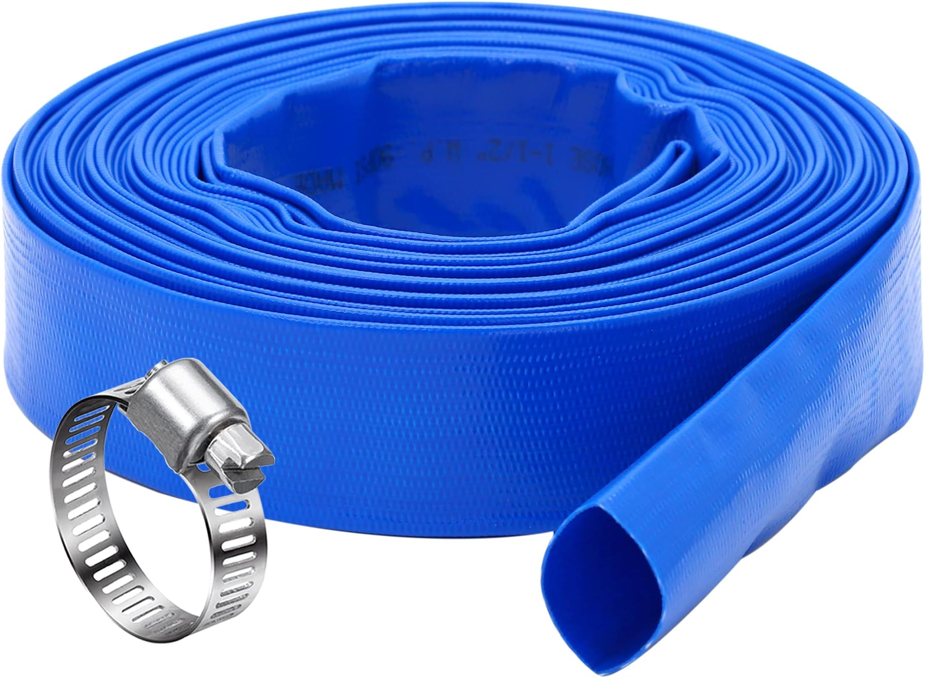 YASHINE PVC HOSE 2"*100ft,Pool Backwash Hose,Heavy Duty