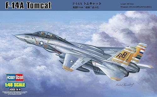 Hobby Boss HY80366 F-14A Tomcat Kit de construcción de modelo de avión