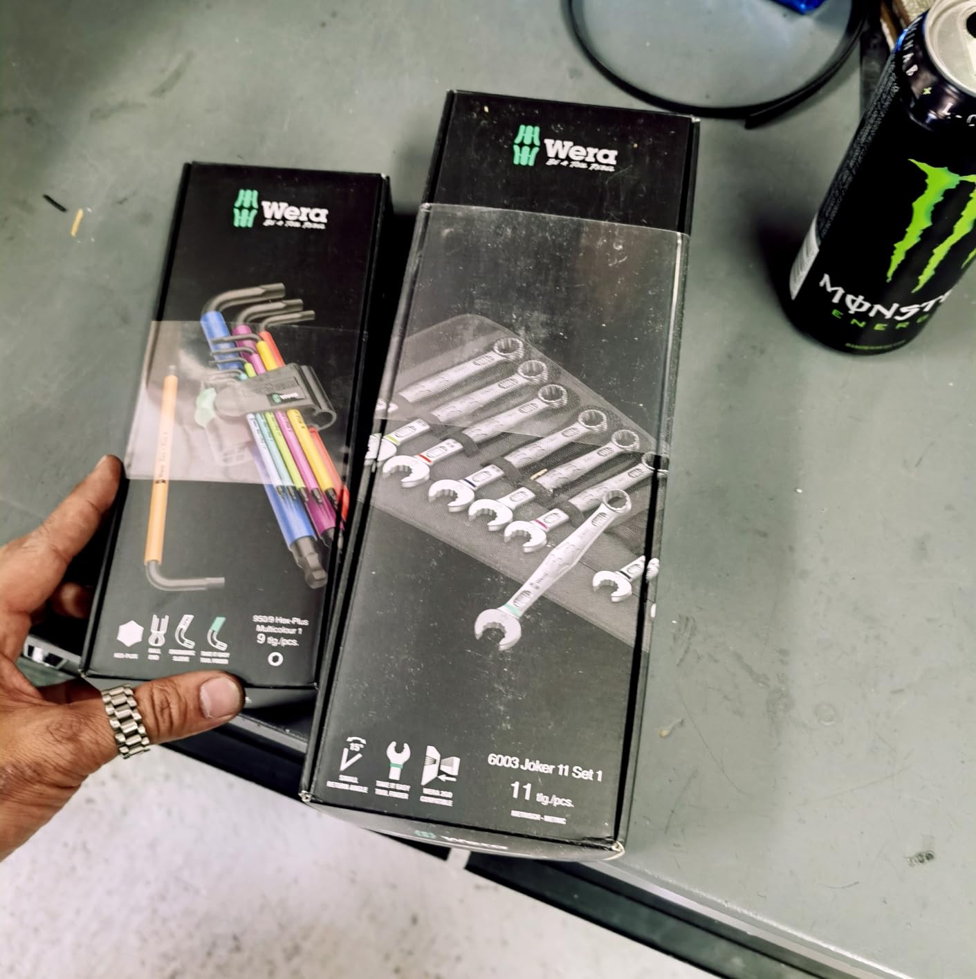 Wera Tools 05073593001 950 SPKL/9 SM N SB Long ARM HEX Key Set, One Size, Multi photo review