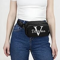Vista 7 de Riñoneras personalizadas para mujeres y hombres, bolsa de cinturón personalizada con correa ajustable, riñoneras de moda, bolsa cruzada para la #01