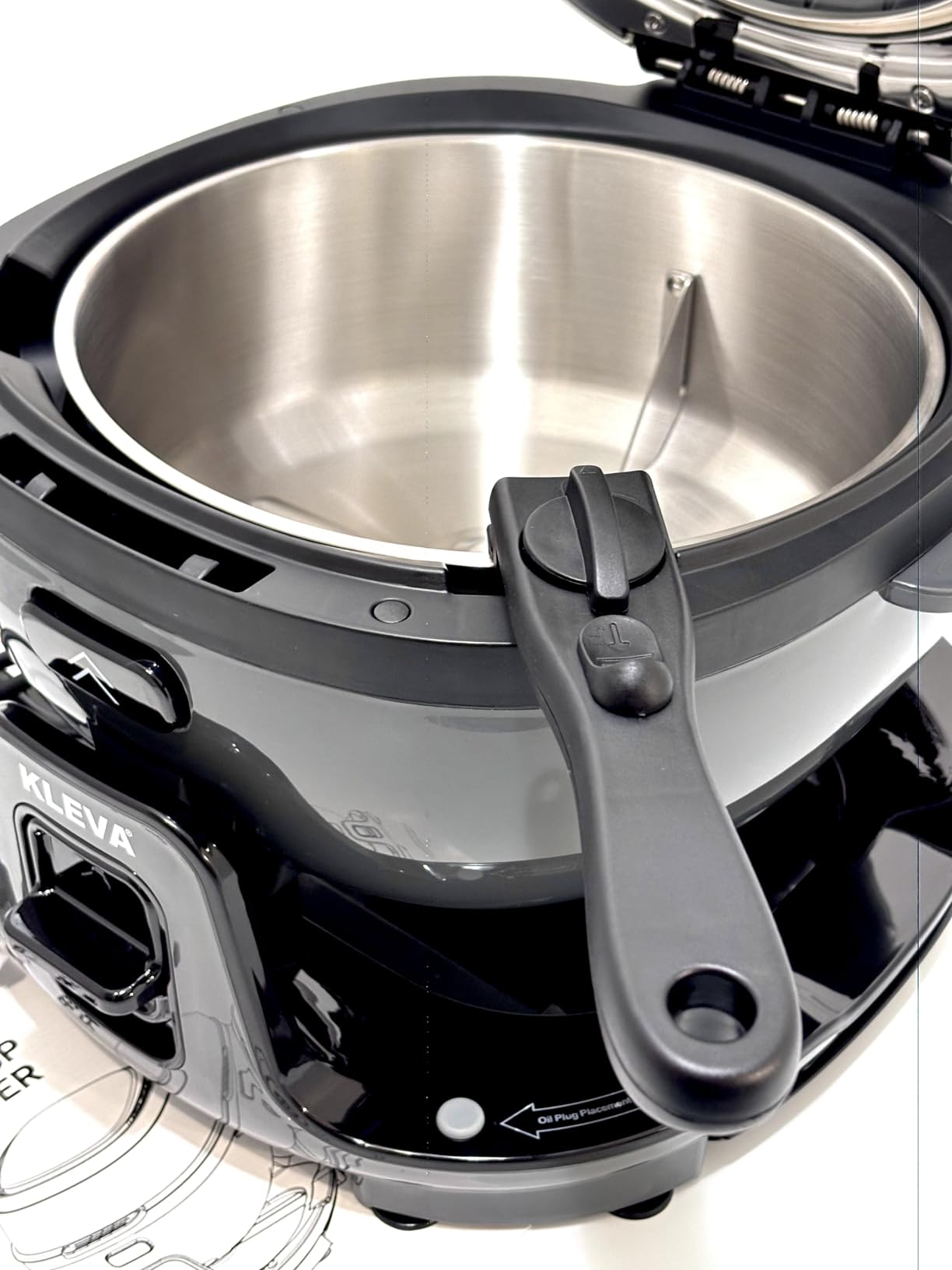 Kleva® Range Spin Crisp Rotating Air Fryer 6L, Australia’s First 360 ...