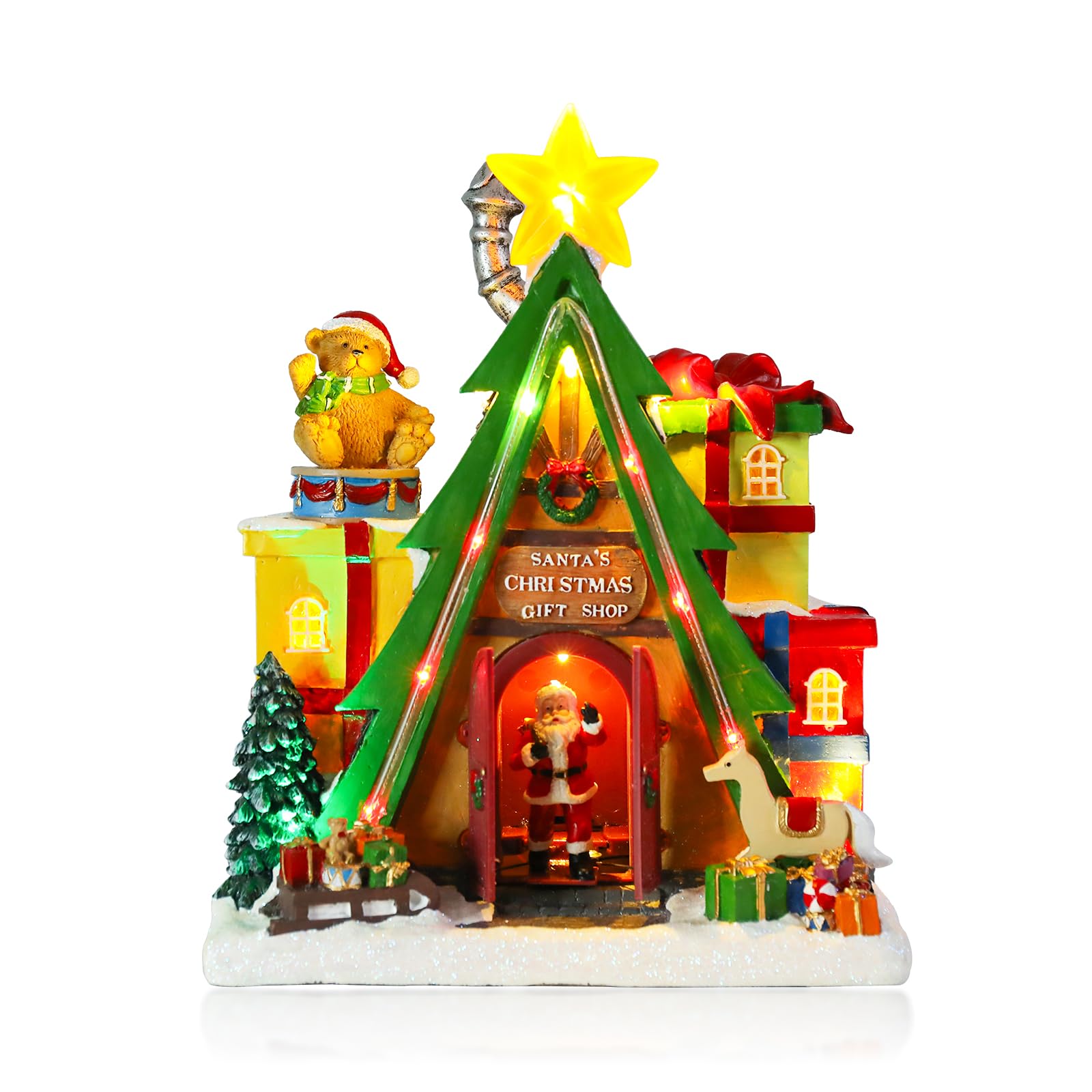 Amazon.co.jp: Taman クリスマスビレッジ コレクション用建物