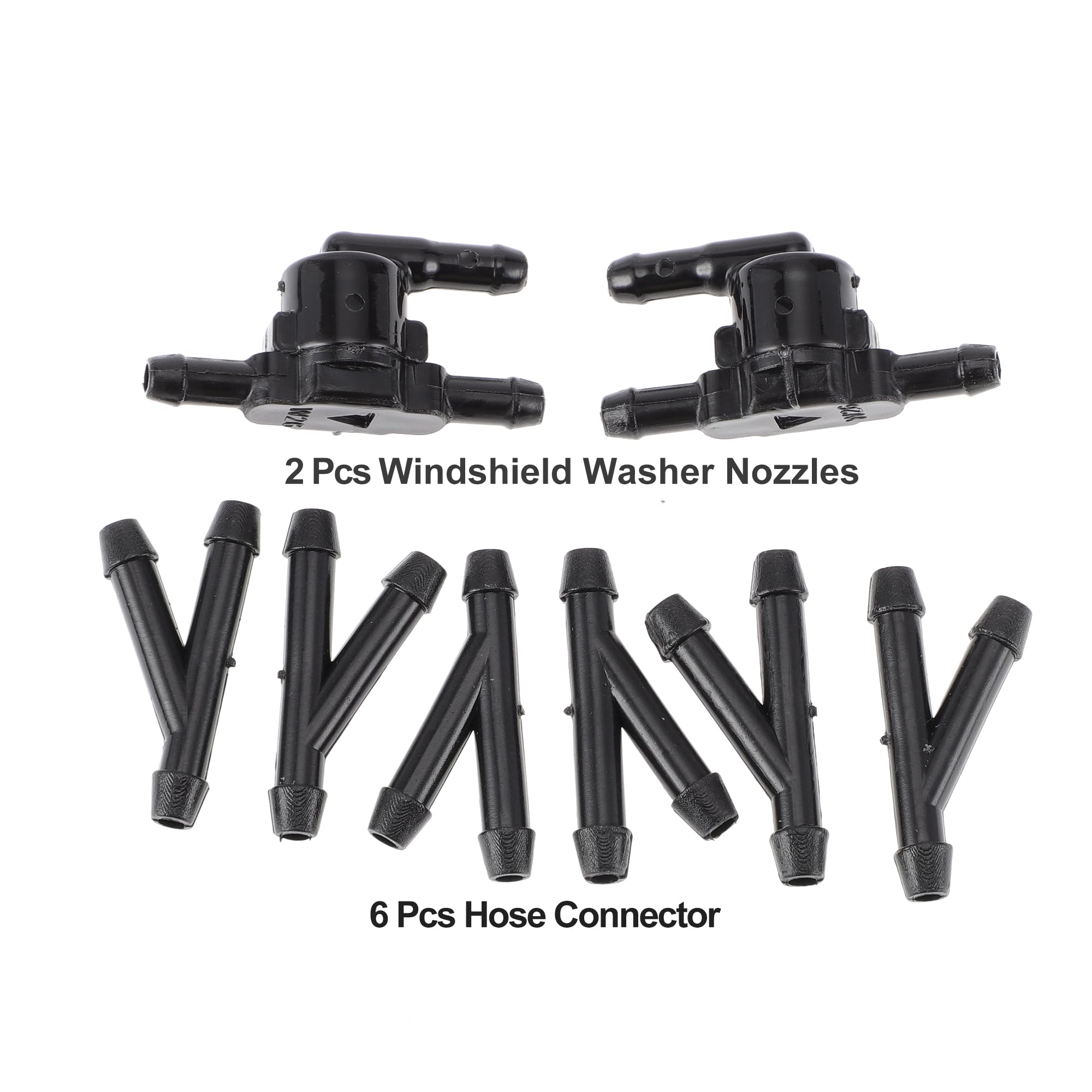 Flygun 2-Pack Wiper Washer Check Valve – 3-Port Nozzle, Compatible With Toyota & Lexus